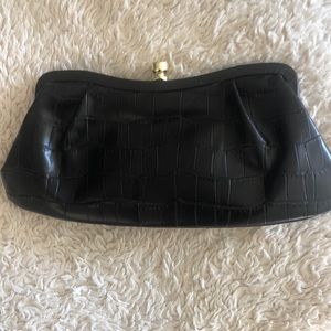 Banana Republic Leather Embossed Clutch